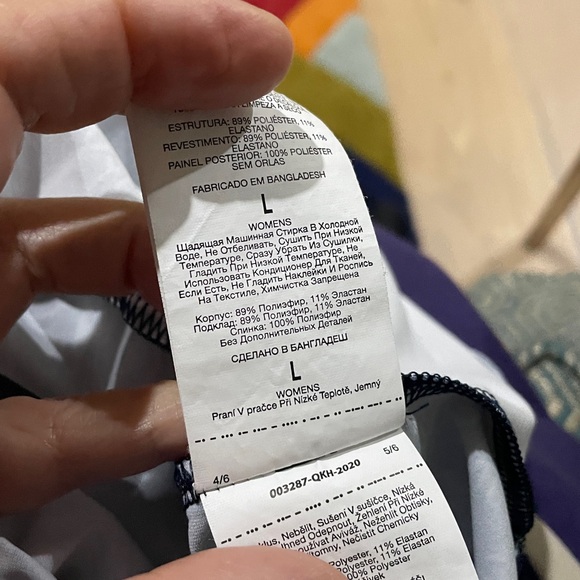 Columbia PFG Large Navy, Red and white patriotic print sleeveless dress - Picture 4 of 8